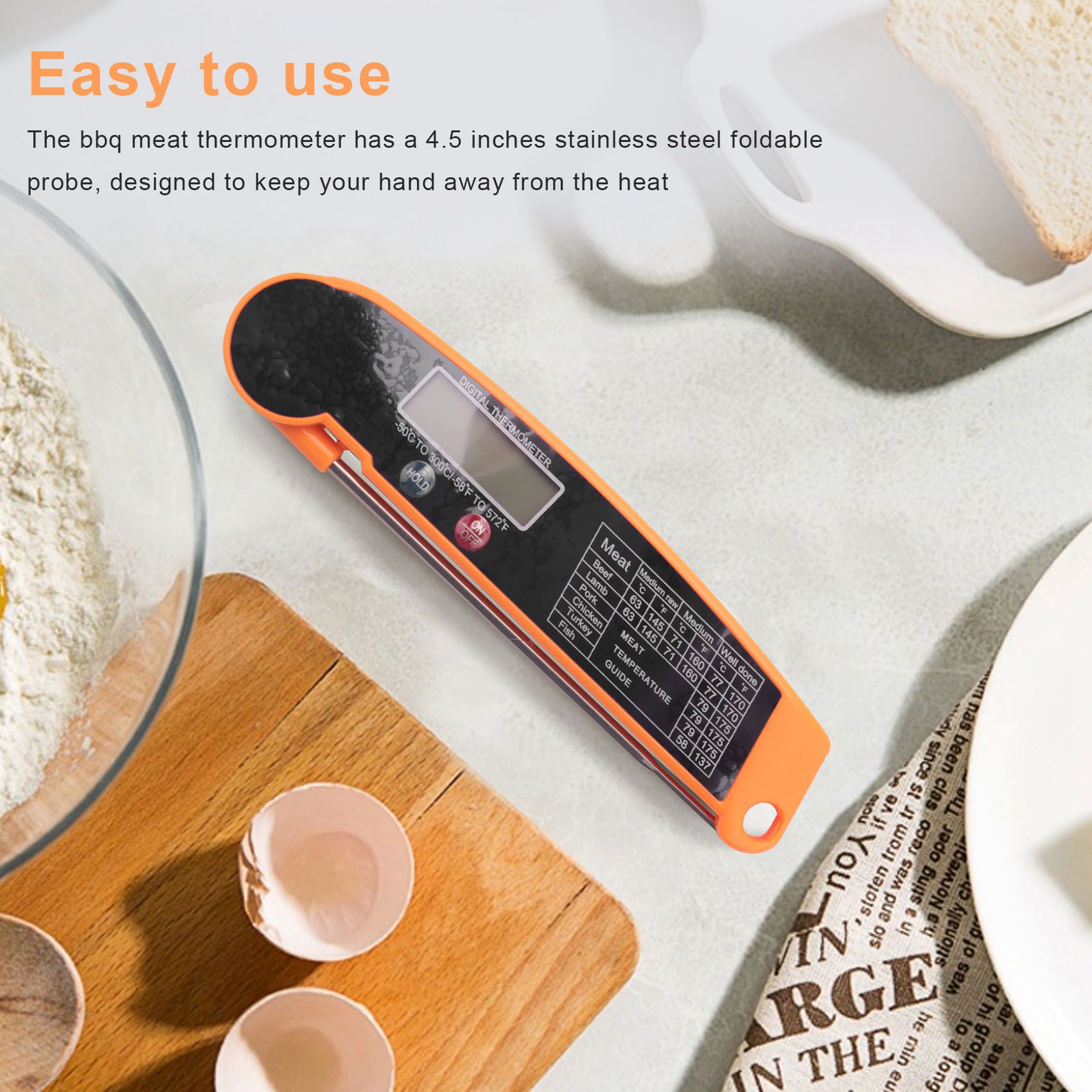 Meat Thermometer - Termometer Daging Digital ABMI-Digital Dengan Probe