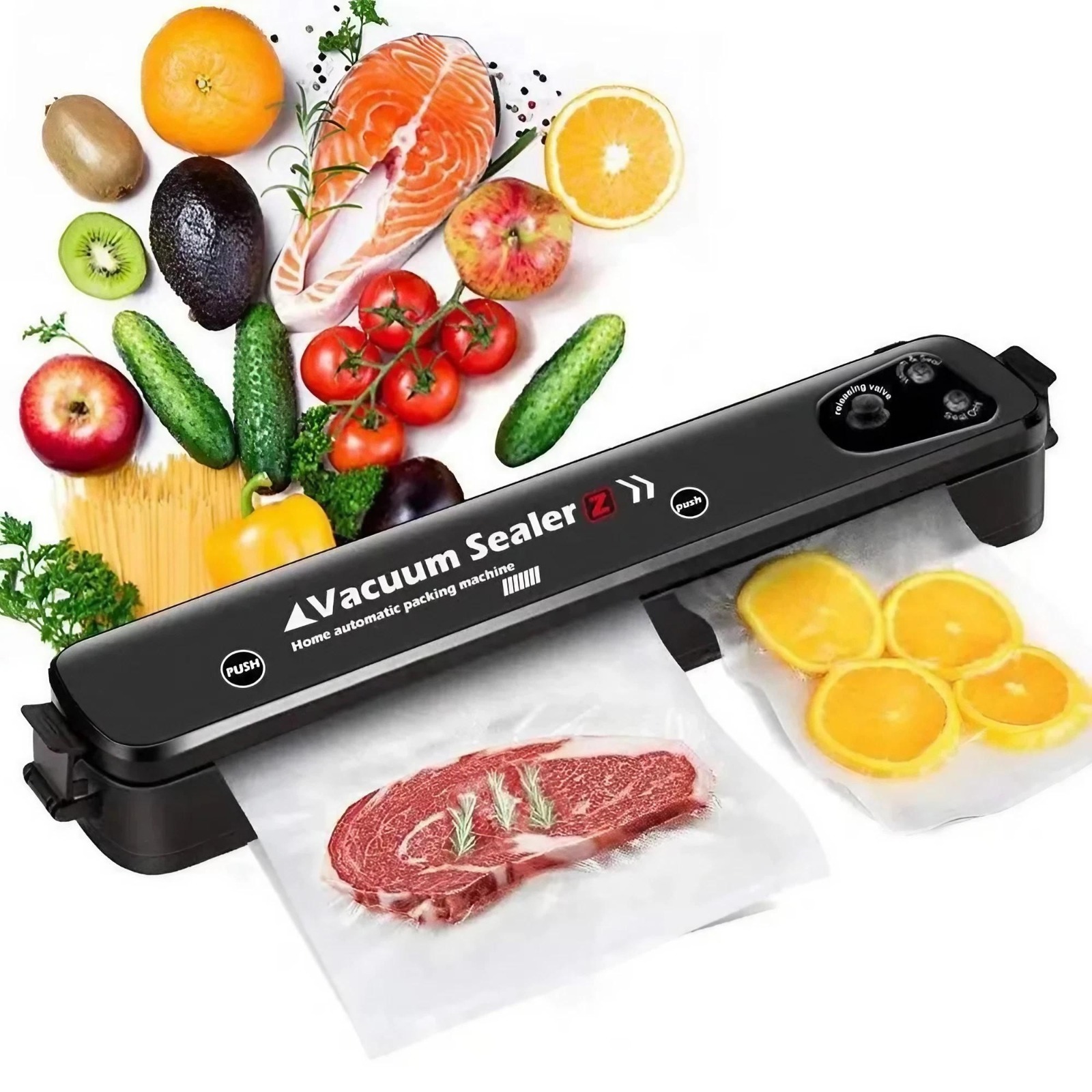 Kitchen Gadgets Men - Mesin Penyegel Vakum Otomatis Portabel untuk