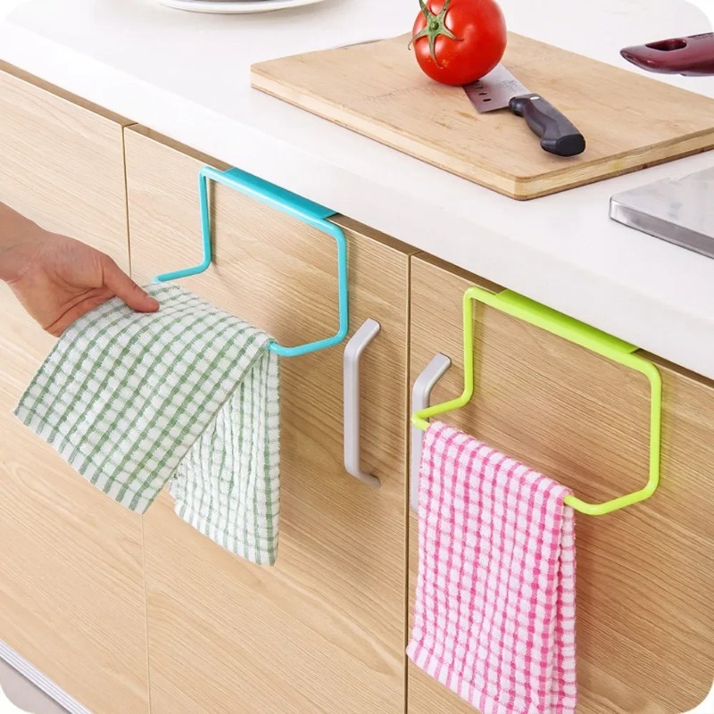 Kitchen Gadgets Storage Ideas - 1 Buah Rak Handuk Gantung Plastik
