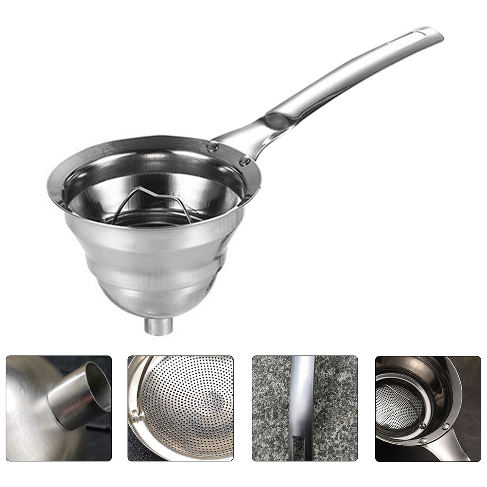 Stainless Steel Strainer - 1 buah sendok saringan minyak dari