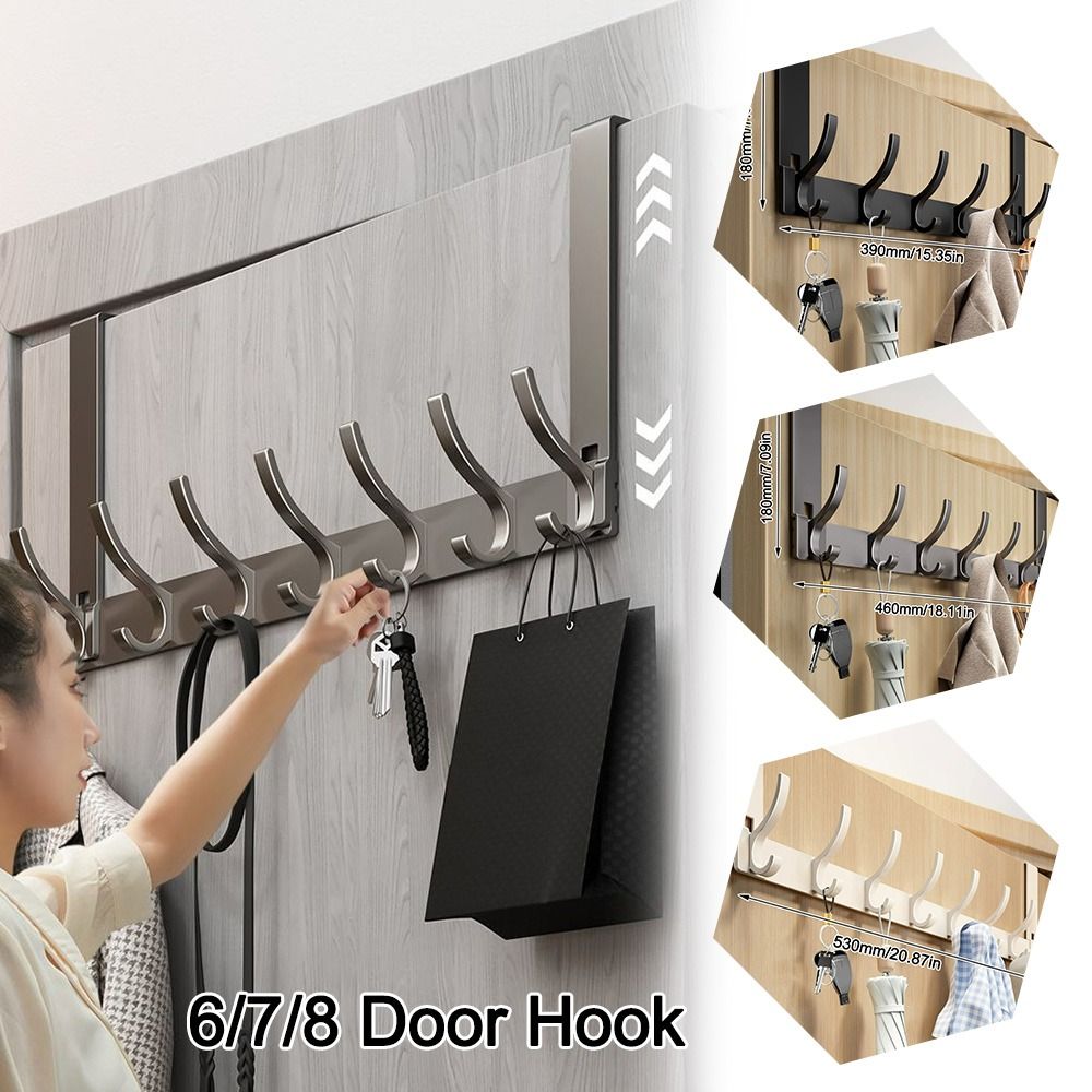 Kitchen Gadgets Storage Ideas - Gantungan Pakaian Tanpa Paku 6/7/8 Lubang,