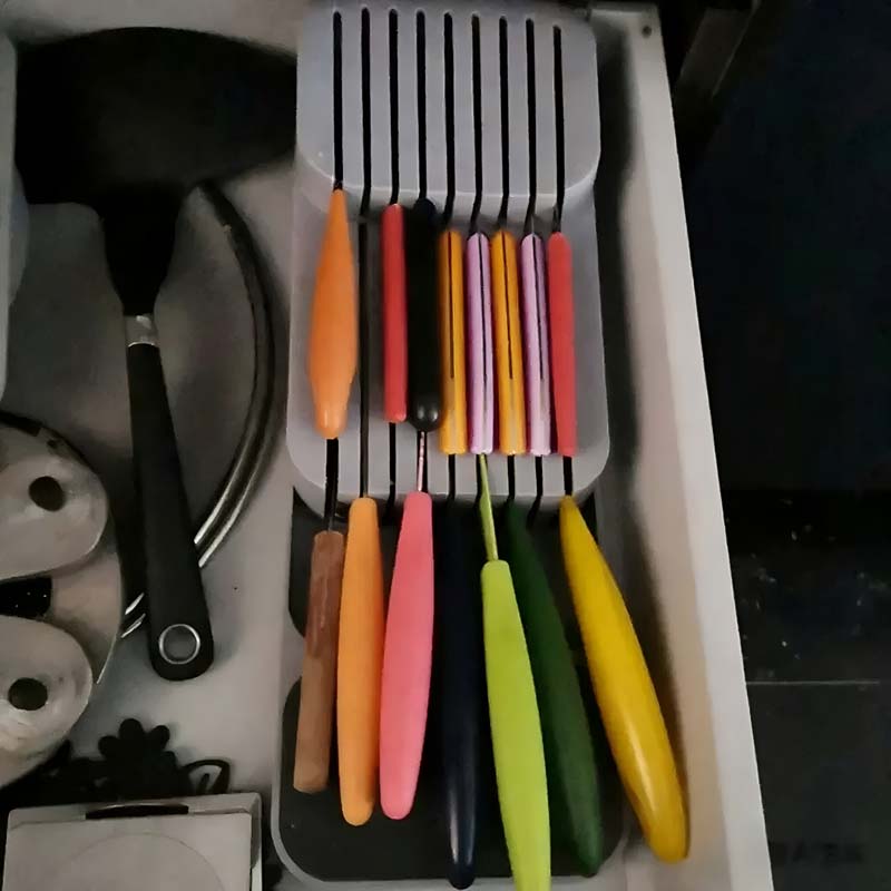 Kotak Penyimpanan Pisau Prakti - Kitchen Gadgets Storage Ideas ulasan dan harga