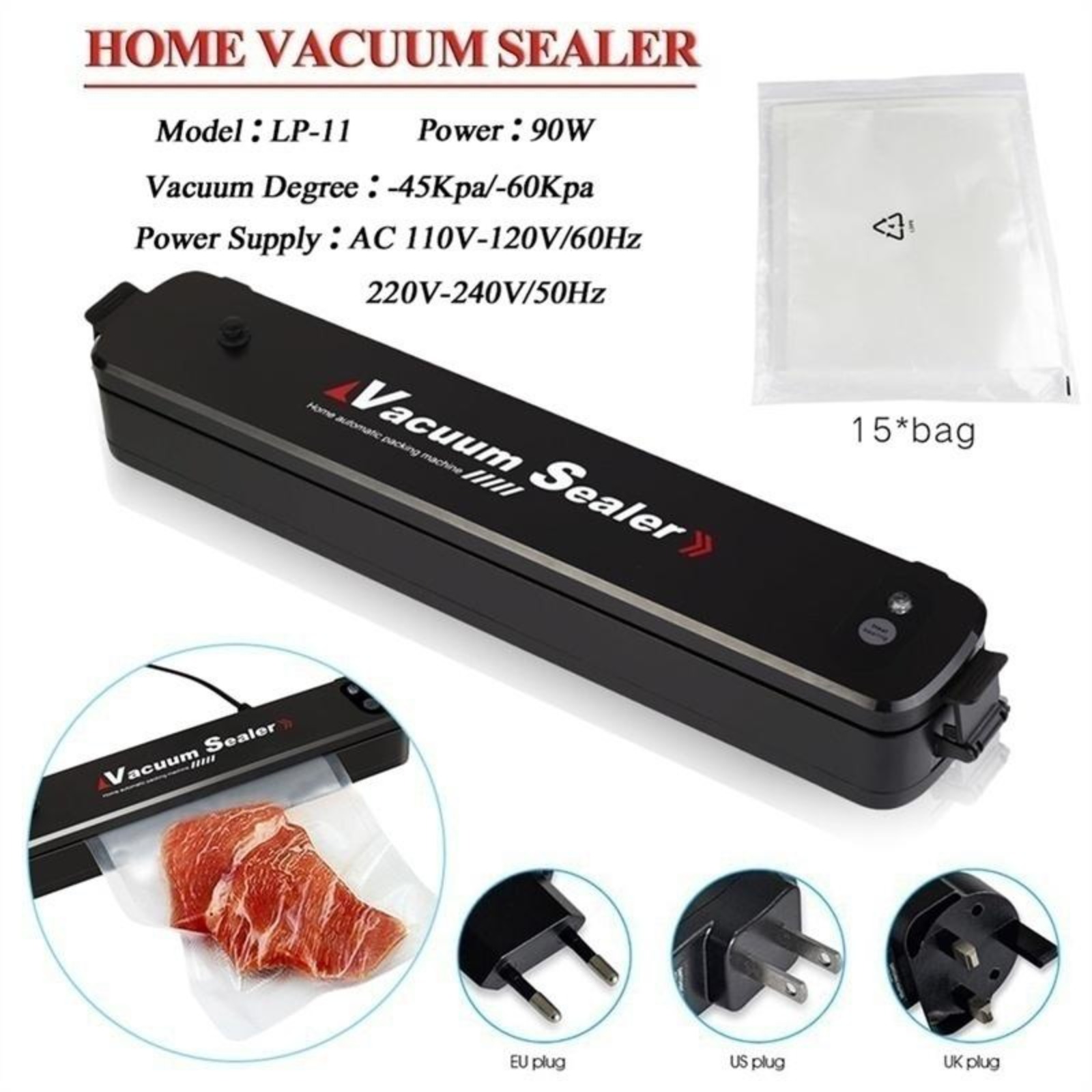 Mesin Penyegel Vakum Otomatis  - Kitchen Gadgets Men ulasan dan harga