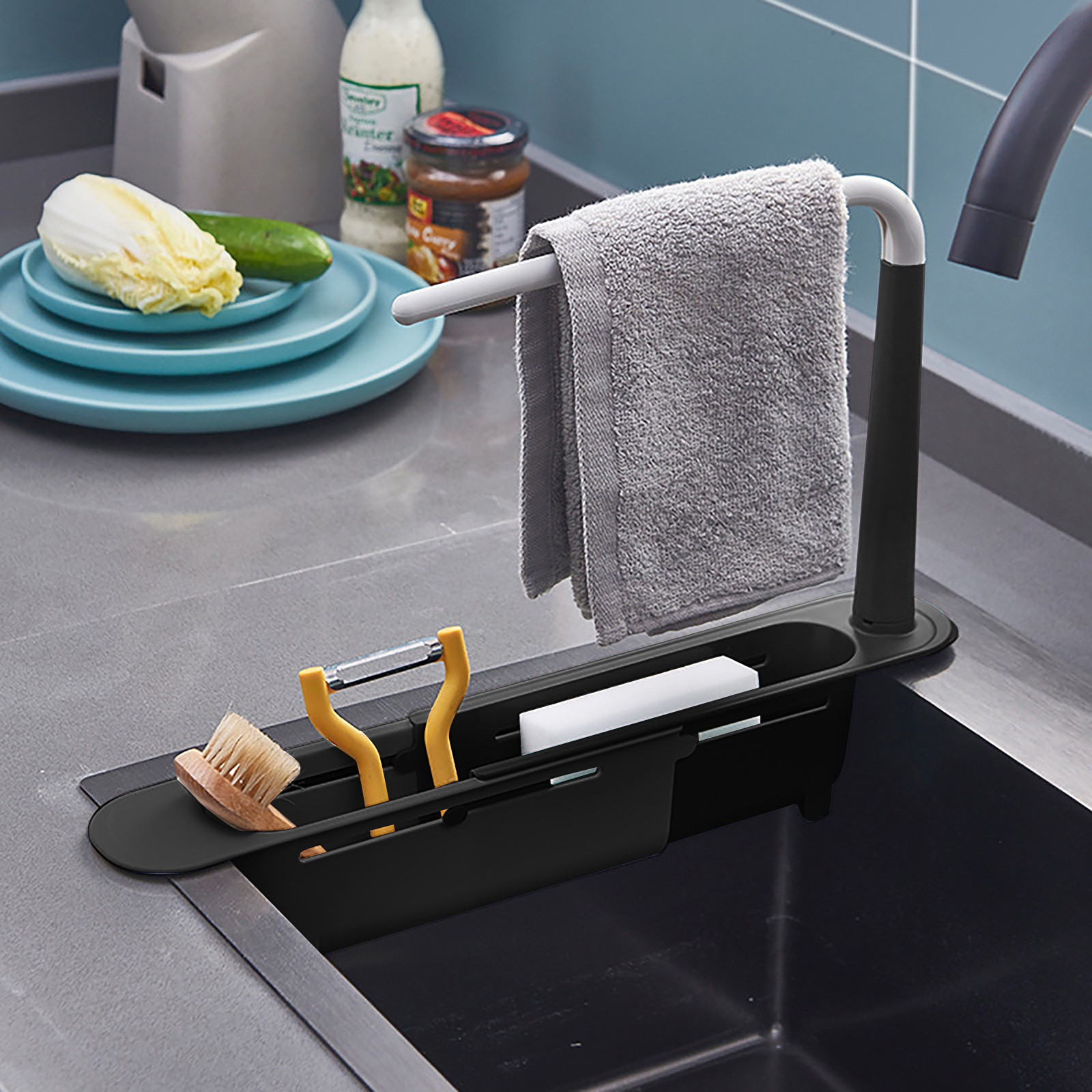 Elescopic rak pengering wastaf - Kitchen Gadgets Storage Ideas ulasan dan harga