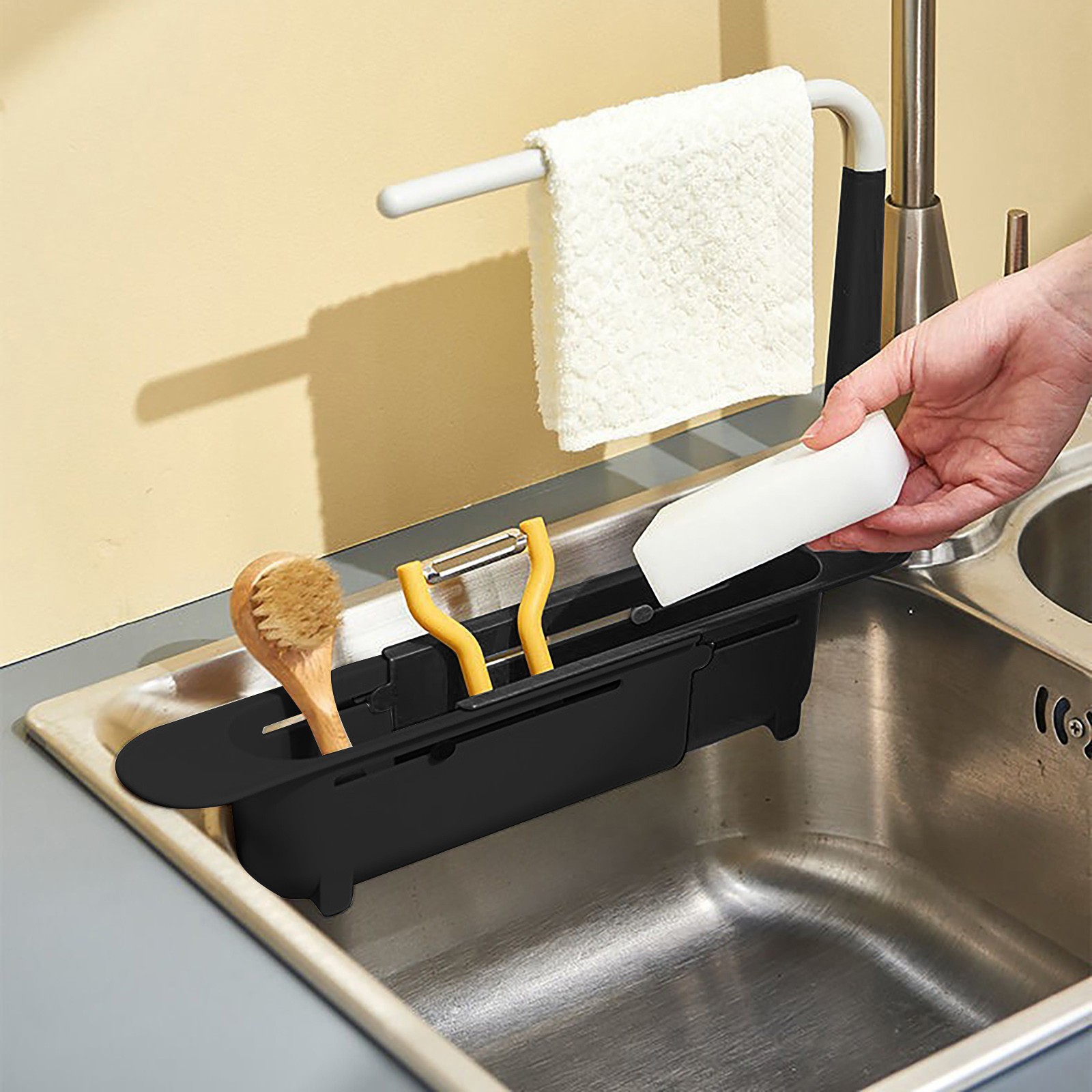 Elescopic rak pengering wastaf - Kitchen Gadgets Storage Ideas ulasan dan harga