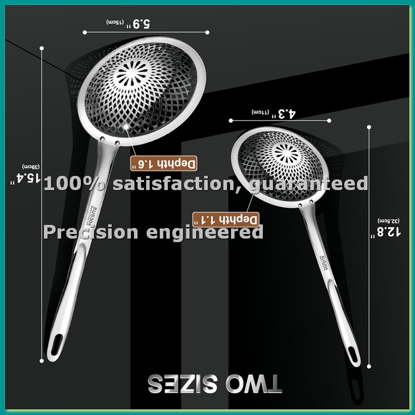 Sendok Skimmer, Sendok Saringa - Stainless Steel Strainer ulasan dan harga