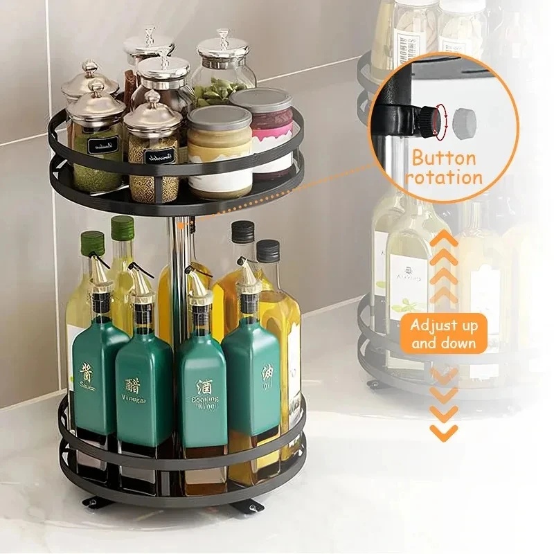 360 ° Rak Organizer Dapur Puta - Kitchen Gadgets Storage Ideas ulasan dan harga